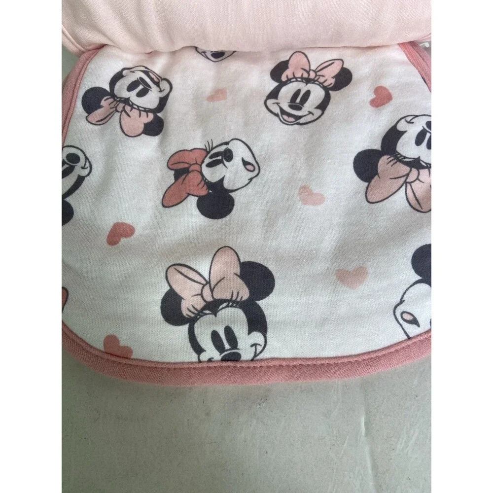 Disney Baby Minnie Mouse Burp Cloths Drool 3 Pack Infant NEW